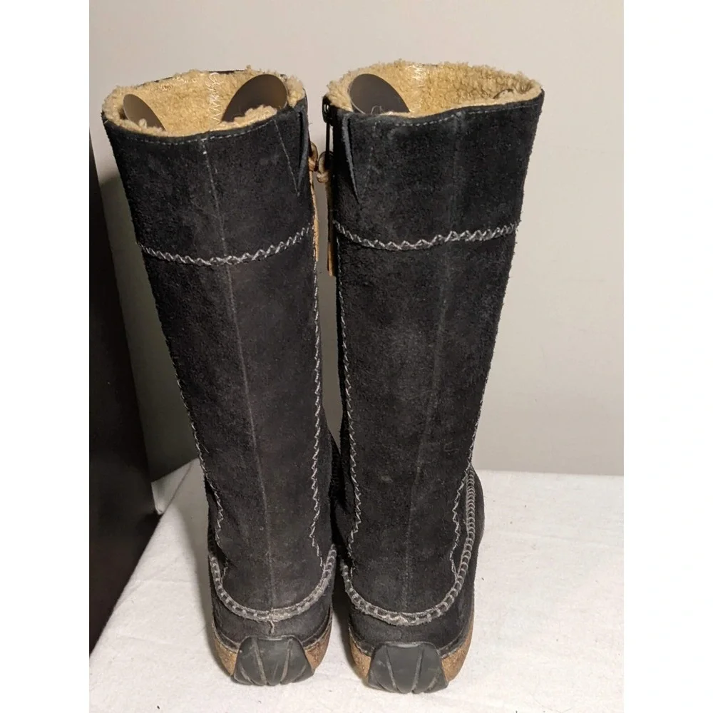 Timberland Fauna Waterproof Black Suede Boots Womens US 6 - Picture 2 of 8